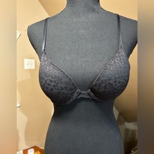 Victoria Secret Pink black cheetah print bra